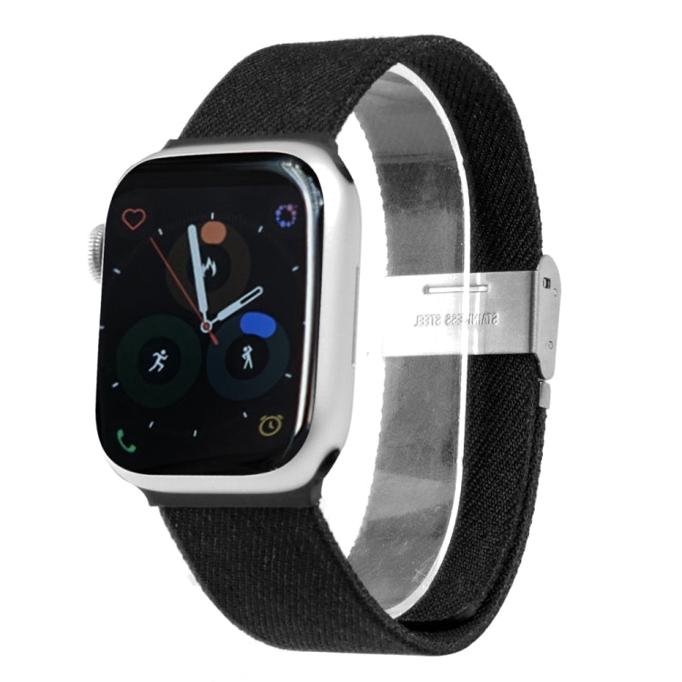 Bracelet de montre en tissu pour la série Apple Watch, 7 41mm / 6&SE&5&4 40mm / 3&2&1 38mm, 7 45mm / 6&SE&5&4 44mm / 3&2&1 42mm