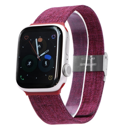 Bracelet de montre en tissu pour la série Apple Watch, 7 41mm / 6&SE&5&4 40mm / 3&2&1 38mm, 7 45mm / 6&SE&5&4 44mm / 3&2&1 42mm