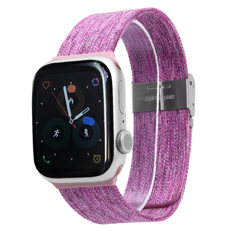 Bracelet de montre en tissu pour la série Apple Watch, 7 41mm / 6&SE&5&4 40mm / 3&2&1 38mm, 7 45mm / 6&SE&5&4 44mm / 3&2&1 42mm
