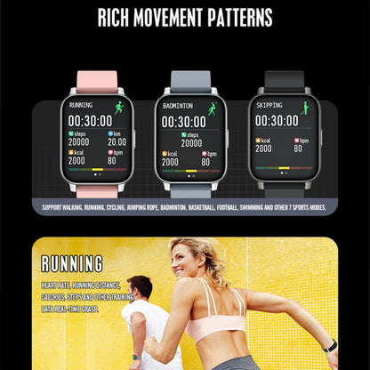 Rogbid Rowatch 2 Montre intelligente à écran TFT de 1,69 pouces, prise en charge de la surveillance de la pression artérielle / surveillance du sommeil
