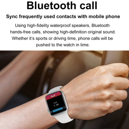 DT NO.I 7 Montre intelligente à écran TFT de 1,9 pouces, Prise en charge des appels Bluetooth / Rappel du cycle menstruel