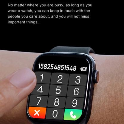 Montre intelligente à écran TFT i7 pro + VIP 1,75 pouces, prise en charge de la numérotation Bluetooth / surveillance du sommeil