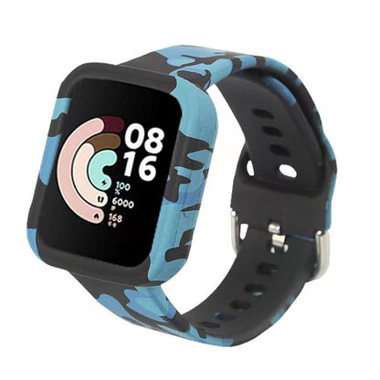 Bracelet de montre en silicone camouflage, For Xiaomi Redmi Watch, For Xiaomi Redmi Watch 2 / 2 Lite