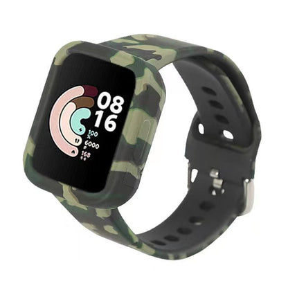 Bracelet de montre en silicone camouflage, For Xiaomi Redmi Watch, For Xiaomi Redmi Watch 2 / 2 Lite