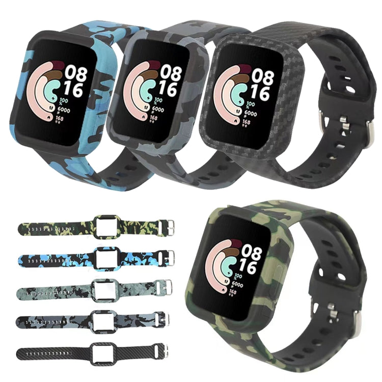 Bracelet de montre en silicone camouflage, For Xiaomi Redmi Watch, For Xiaomi Redmi Watch 2 / 2 Lite