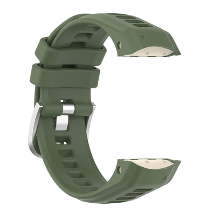 Bracelet de montre à boucle en acier inoxydable en silicone, For Garmin Instinct 2S