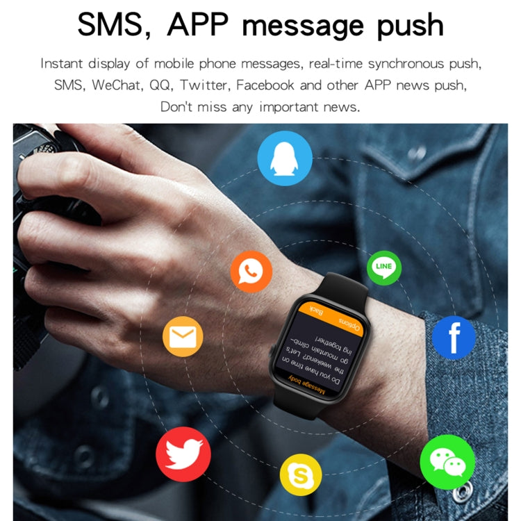Montre intelligente à écran HD HW22 Pro 1,75 pouces, prise en charge de la surveillance de la température corporelle/cadran Bluetooth
