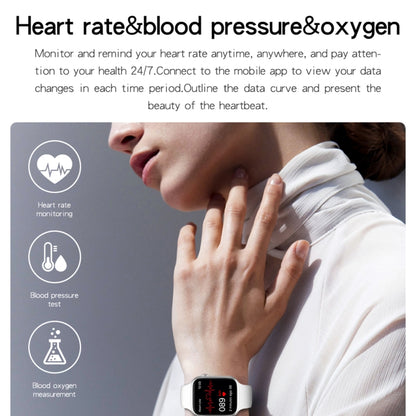 Montre intelligente à écran HD HW22 Pro 1,75 pouces, prise en charge de la surveillance de la température corporelle/cadran Bluetooth