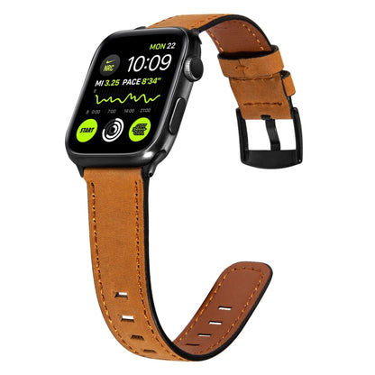 Bracelet de montre en cuir rétro pour Apple Watch Series, 7 41mm / 6&SE&5&4 40mm / 3&2&1 38mm, 7 45mm / 6&SE&5&4 44mm / 3&2&1 42mm