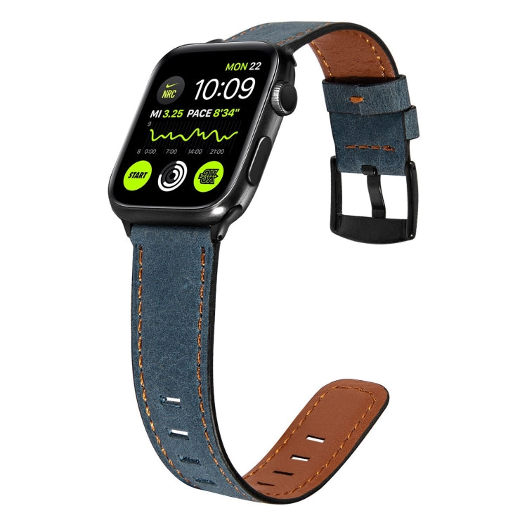 Bracelet de montre en cuir rétro pour Apple Watch Series, 7 41mm / 6&SE&5&4 40mm / 3&2&1 38mm, 7 45mm / 6&SE&5&4 44mm / 3&2&1 42mm