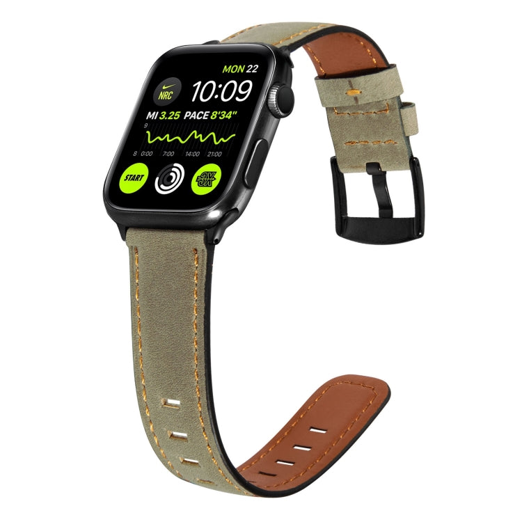 Bracelet de montre en cuir rétro pour Apple Watch Series, 7 41mm / 6&SE&5&4 40mm / 3&2&1 38mm, 7 45mm / 6&SE&5&4 44mm / 3&2&1 42mm