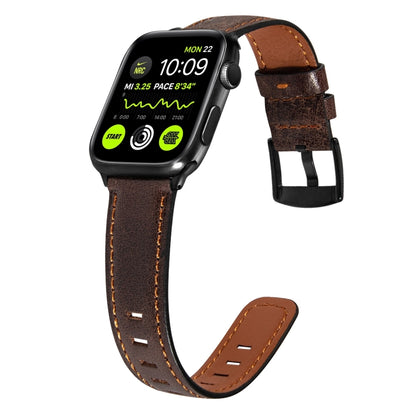 Bracelet de montre en cuir rétro pour Apple Watch Series, 7 41mm / 6&SE&5&4 40mm / 3&2&1 38mm, 7 45mm / 6&SE&5&4 44mm / 3&2&1 42mm
