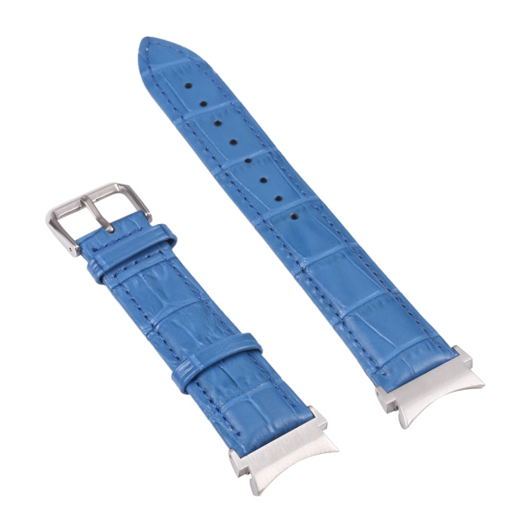 Bracelet de montre en cuir texturé flammé, For Samsung Galaxy Watch4 40mm/44mm