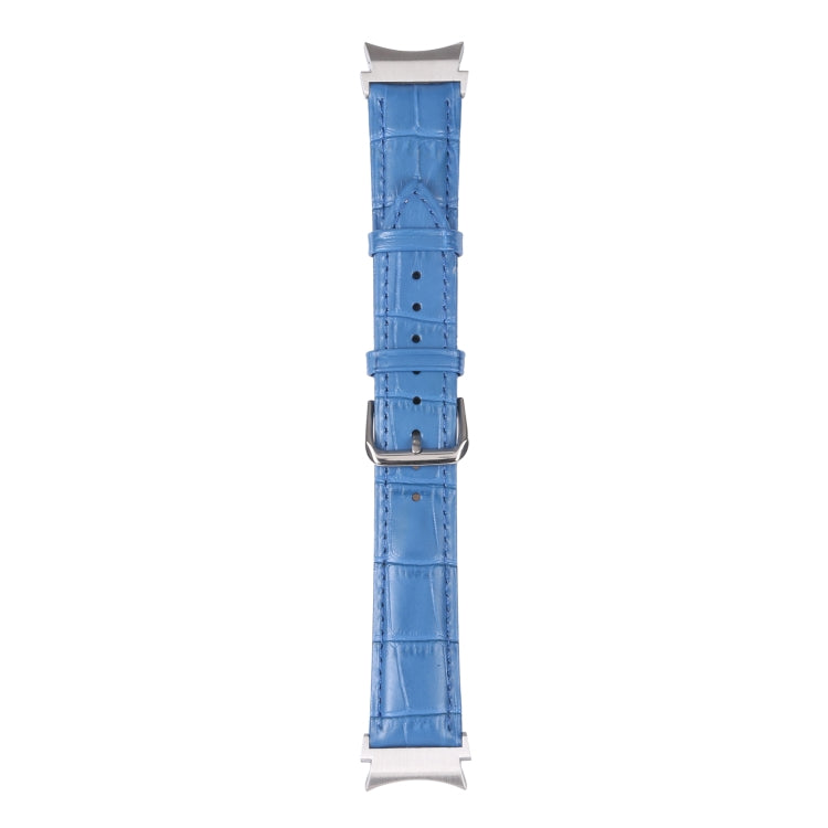 Bracelet de montre en cuir texturé flammé, For Samsung Galaxy Watch4 40mm/44mm
