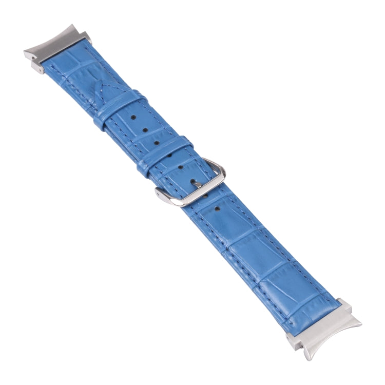 Bracelet de montre en cuir texturé flammé, For Samsung Galaxy Watch4 40mm/44mm