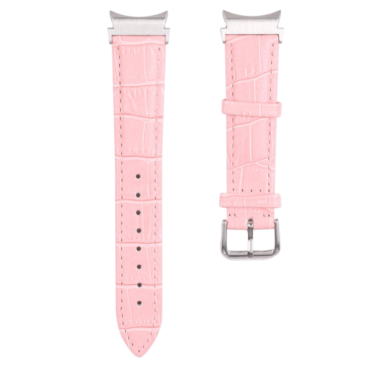 Bracelet de montre en cuir texturé flammé, For Samsung Galaxy Watch4 40mm/44mm