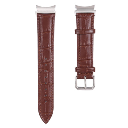 Bracelet de montre en cuir texturé flammé, For Samsung Galaxy Watch4 40mm/44mm