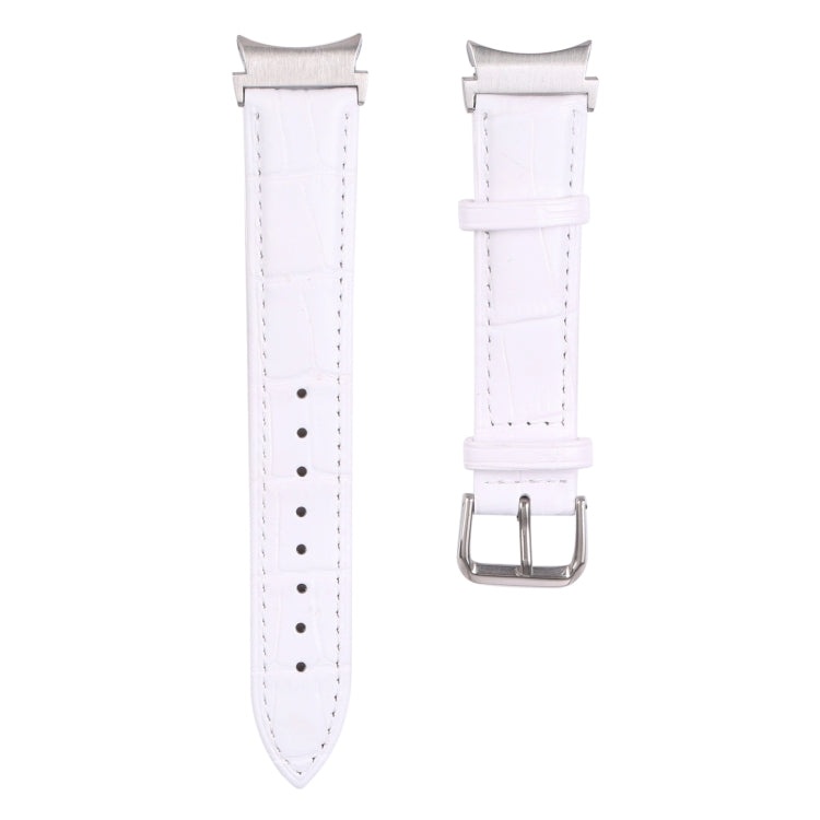 Bracelet de montre en cuir texturé flammé, For Samsung Galaxy Watch4 40mm/44mm
