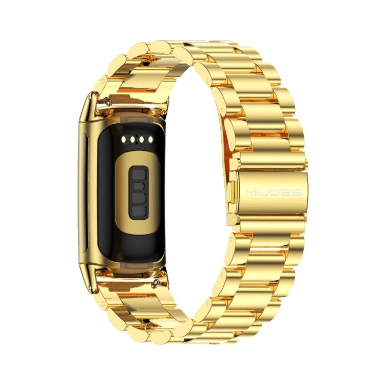 Bracelet de montre en métal en acier inoxydable Mijobs, For Fitbit Charge5