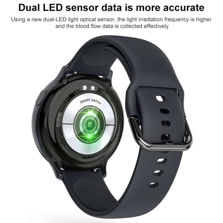 S30 Bracelet intelligent à écran TFT de 1,28 pouces, prend en charge la surveillance de la température corporelle / la surveillance du sommeil