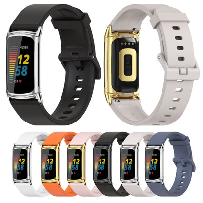 Bracelet de montre en silicone souple Mijobs, For Fitbit Charge5