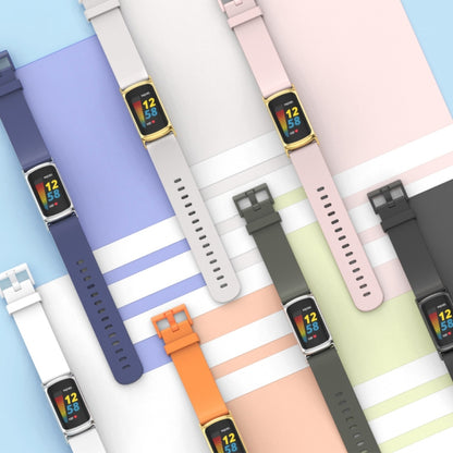 Bracelet de montre en silicone souple Mijobs, For Fitbit Charge5