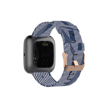 Bracelet de montre en toile, For FITBIT Versa