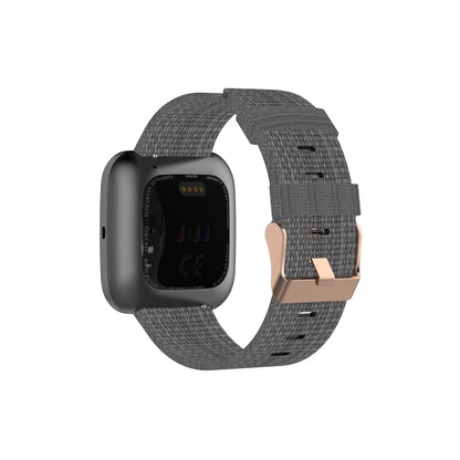 Bracelet de montre en toile, For FITBIT Versa