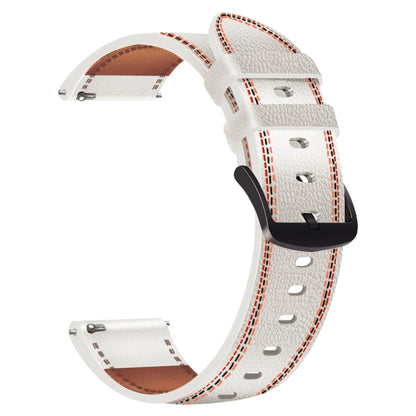 Bracelet de montre en cuir véritable à coutures tricolores, For Huawei Watch GT 3