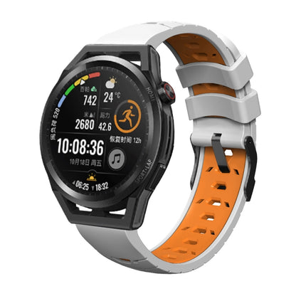 Bracelet de montre en silicone trapézoïdal à trois rangées de trous, For Samsung Galaxy Watch 4 / Watch4 Classic, For Samsung Galaxy Watch 42mm, For Samsung Galaxy Watch 46mm, For Samsung Galaxy Watch Active