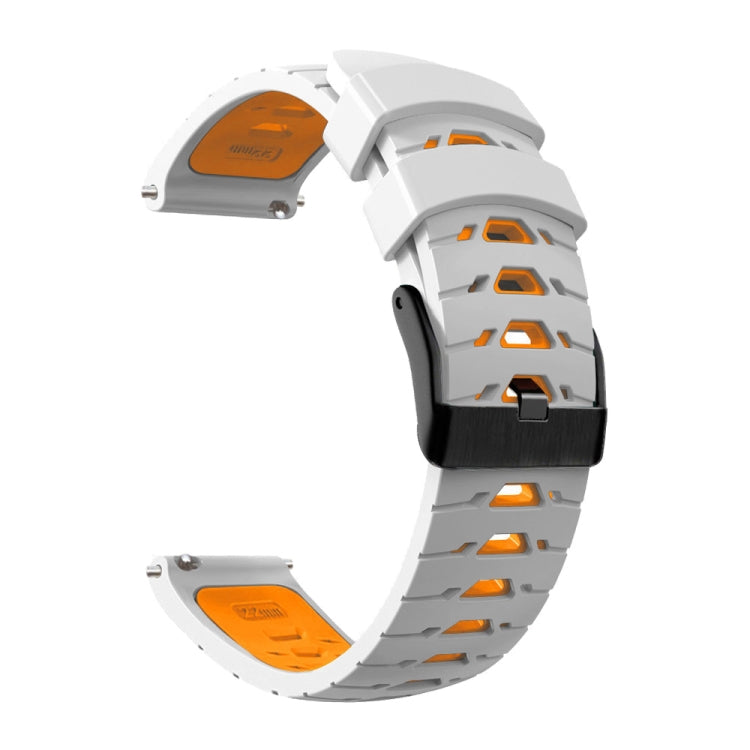 Bracelet de montre en silicone trapézoïdal à trois rangées de trous, For Samsung Galaxy Watch 4 / Watch4 Classic, For Samsung Galaxy Watch 42mm, For Samsung Galaxy Watch 46mm, For Samsung Galaxy Watch Active