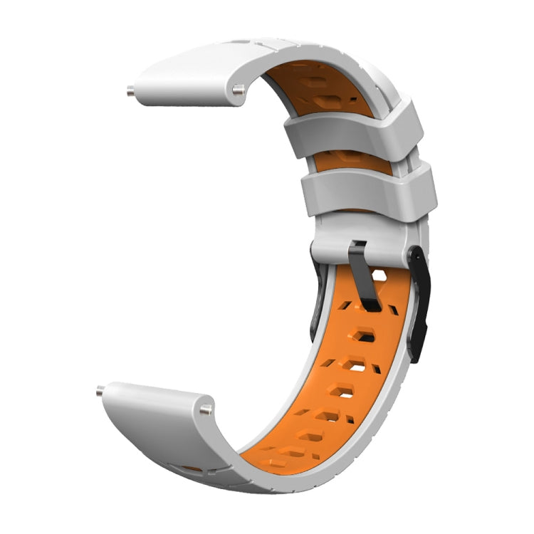 Bracelet de montre en silicone trapézoïdal à trois rangées de trous, For Samsung Galaxy Watch 4 / Watch4 Classic, For Samsung Galaxy Watch 42mm, For Samsung Galaxy Watch 46mm, For Samsung Galaxy Watch Active