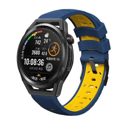 Bracelet de montre en silicone trapézoïdal à trois rangées de trous, For Samsung Galaxy Watch 4 / Watch4 Classic, For Samsung Galaxy Watch 42mm, For Samsung Galaxy Watch 46mm, For Samsung Galaxy Watch Active