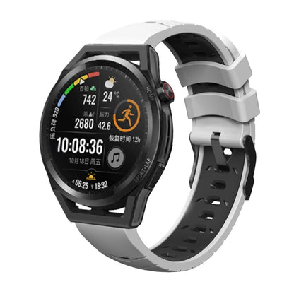 Bracelet de montre en silicone trapézoïdal à trois rangées de trous, For Samsung Galaxy Watch 4 / Watch4 Classic, For Samsung Galaxy Watch 42mm, For Samsung Galaxy Watch 46mm, For Samsung Galaxy Watch Active