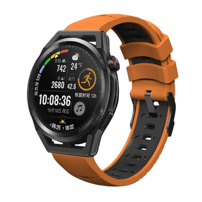 Bracelet de montre en silicone trapézoïdal à trois rangées de trous, For Samsung Galaxy Watch 4 / Watch4 Classic, For Samsung Galaxy Watch 42mm, For Samsung Galaxy Watch 46mm, For Samsung Galaxy Watch Active