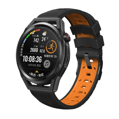 Bracelet de montre en silicone trapézoïdal à trois rangées de trous, For Samsung Galaxy Watch 4 / Watch4 Classic, For Samsung Galaxy Watch 42mm, For Samsung Galaxy Watch 46mm, For Samsung Galaxy Watch Active
