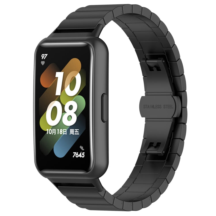 Bracelet de montre en acier inoxydable à une perle, For Huawei Band 7