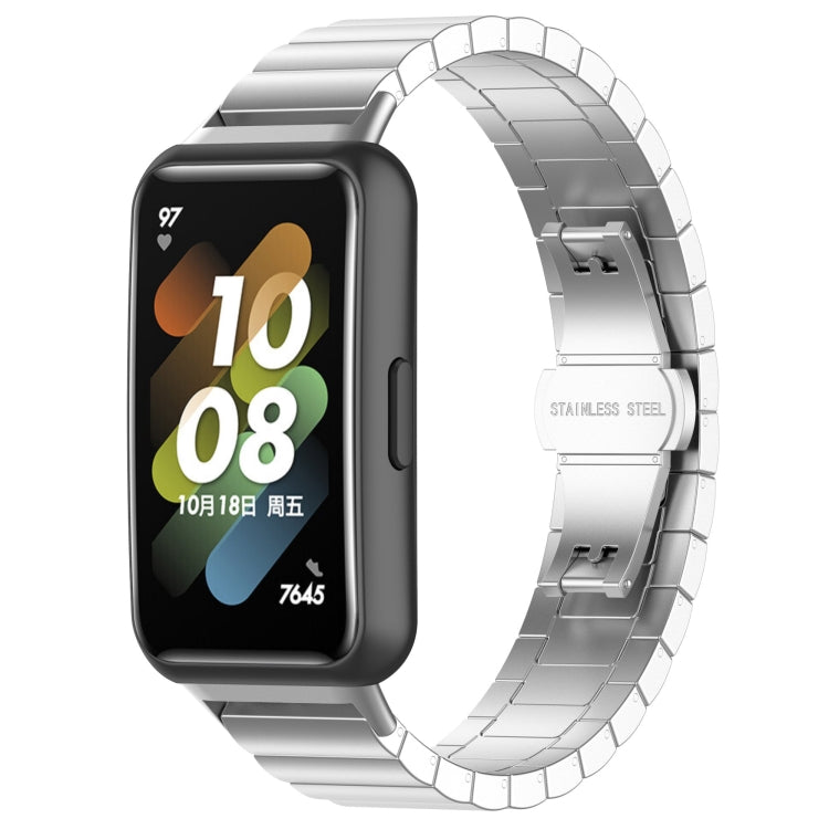 Bracelet de montre en acier inoxydable à une perle, For Huawei Band 7