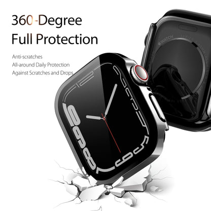 Boîtier de montre en PC galvanisé DUX DUCIS pour la série Apple Watch, For Apple Watch Series 9 / 8 / 7 45mm