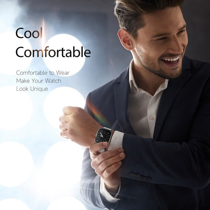 Boîtier de montre en PC galvanisé DUX DUCIS pour la série Apple Watch, For Apple Watch Series 9 / 8 / 7 45mm
