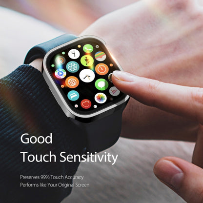 Boîtier de montre en PC galvanisé DUX DUCIS pour la série Apple Watch, For Apple Watch Series 9 / 8 / 7 45mm
