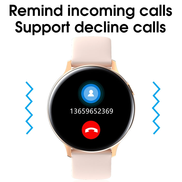 S20S Montre intelligente à écran HD de 1,4 pouces, étanche IP68, prise en charge du contrôle de la musique / photographie Bluetooth / moniteur de fréquence cardiaque / surveillance de la pression artérielle