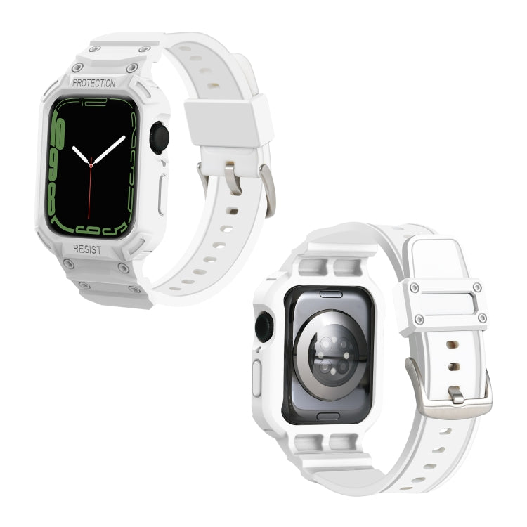 Bracelet de montre en TPU intégré pour la série Apple Watch, 7 41mm / 6&SE&5&4 40mm / 3&2&1 38mm, 7 45mm / 6&SE&5&4 44mm / 3&2&1 42mm
