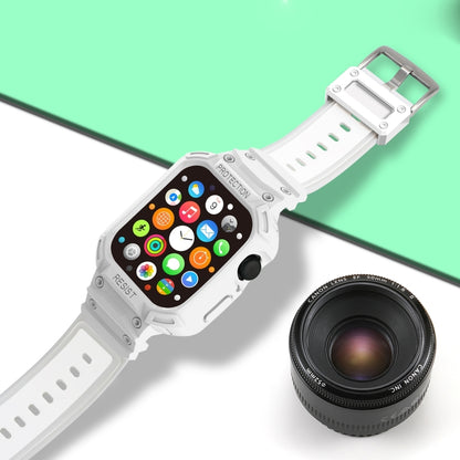 Bracelet de montre en TPU intégré pour la série Apple Watch, 7 41mm / 6&SE&5&4 40mm / 3&2&1 38mm, 7 45mm / 6&SE&5&4 44mm / 3&2&1 42mm