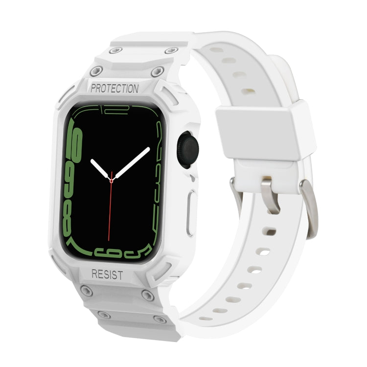 Bracelet de montre en TPU intégré pour la série Apple Watch, 7 41mm / 6&SE&5&4 40mm / 3&2&1 38mm, 7 45mm / 6&SE&5&4 44mm / 3&2&1 42mm