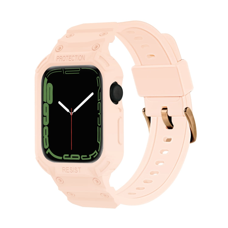 Bracelet de montre en TPU intégré pour la série Apple Watch, 7 41mm / 6&SE&5&4 40mm / 3&2&1 38mm, 7 45mm / 6&SE&5&4 44mm / 3&2&1 42mm