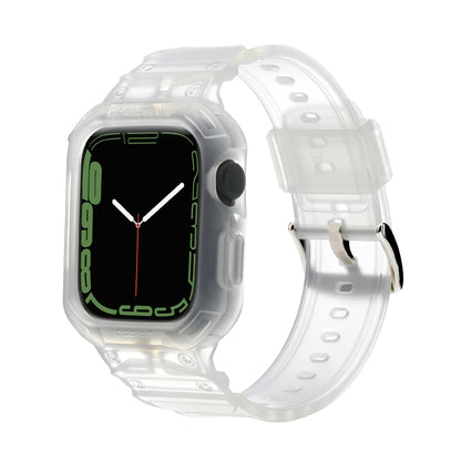 Bracelet de montre en TPU intégré pour la série Apple Watch, 7 41mm / 6&SE&5&4 40mm / 3&2&1 38mm, 7 45mm / 6&SE&5&4 44mm / 3&2&1 42mm