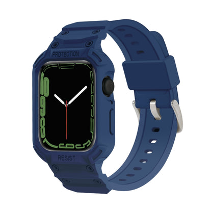 Bracelet de montre en TPU intégré pour la série Apple Watch, 7 41mm / 6&SE&5&4 40mm / 3&2&1 38mm, 7 45mm / 6&SE&5&4 44mm / 3&2&1 42mm