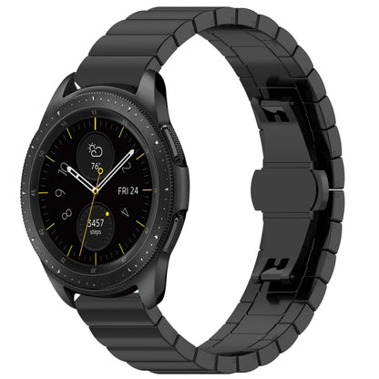 Bracelet en acier inoxydable à boucle papillon de 46 mm, For Galaxy Watch