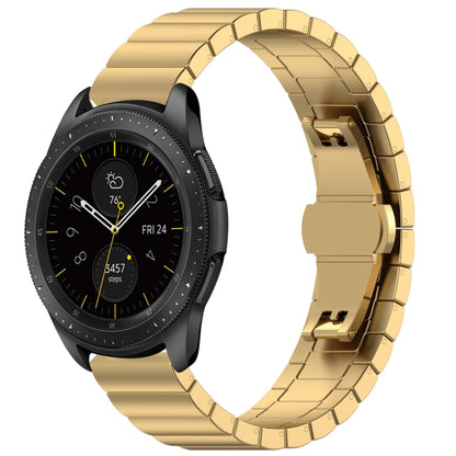 Bracelet en acier inoxydable à boucle papillon de 46 mm, For Galaxy Watch